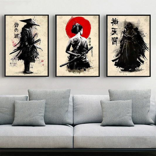 Japanese Canvas Painting Wall Art